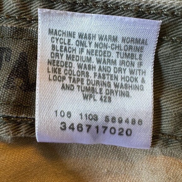 Vintage Silvertab Carpenter Shorts Mens Size 36 Khaki Y2K 90s - Picture 11 of 11